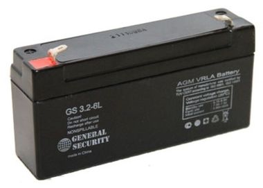 Аккумуляторы GENERAL SECURITY GS 3,2-6 ( GS6-3.2 ) - фото 1