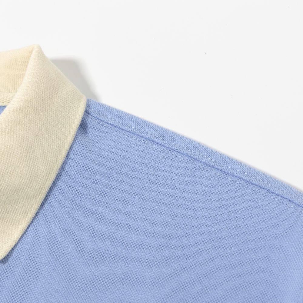 Купить Поло Ymkashix Puff Голубое Поло Ymkashix Puff Голубое