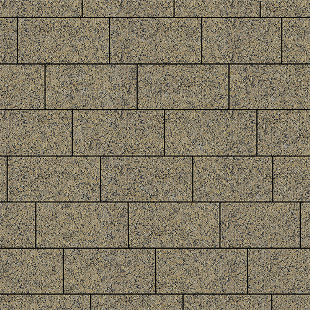 Тротуарная плитка ПРЯМОУГОЛЬНИК 300х150 мм - Гранит+ Желтый с черным