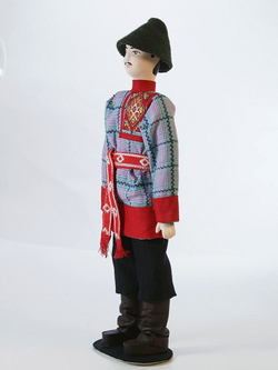 Кукла фарфоровая Удмуртка, Вятская губерния