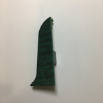 Заглушка правая к плинтусу "LIDER-62" 275 Зеленый