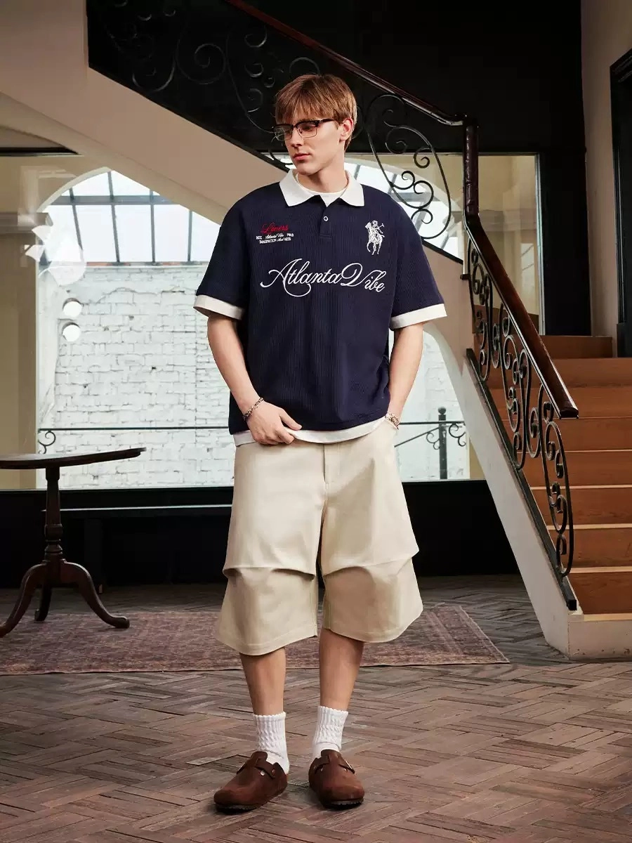 Рубашка HARSHandCRUEL "Atlanta Vibe" Short Sleeve Polo Shirt
