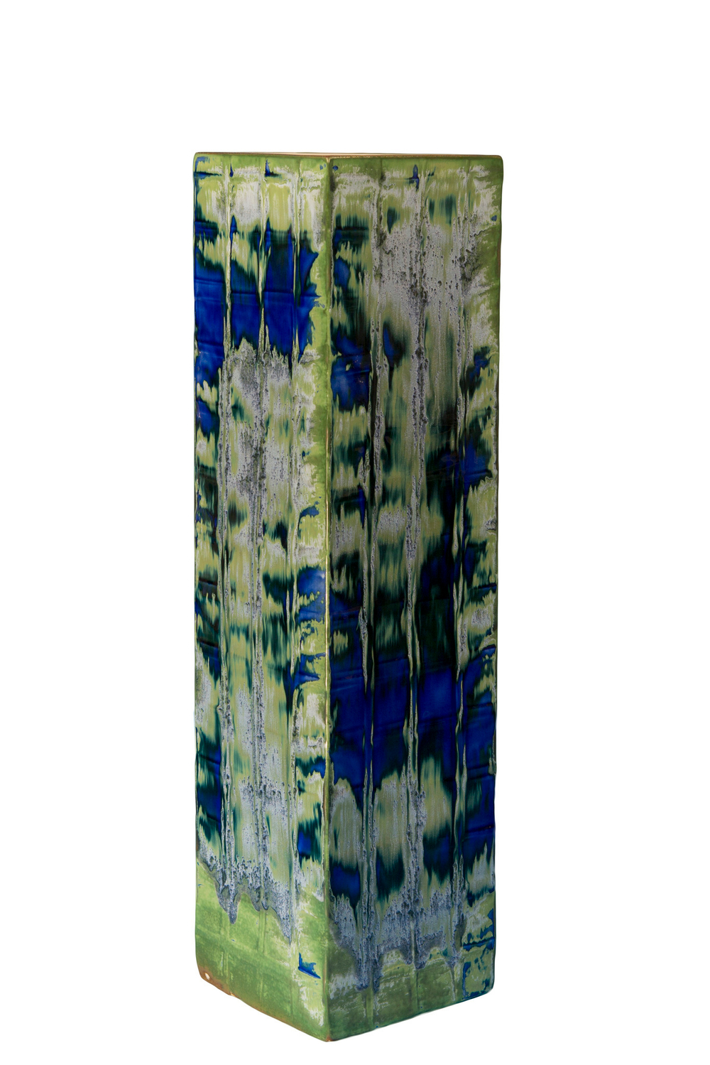 Элитная ваза декоративная керамическая  низкая Skyscraper от S. Bernardo из Португалии