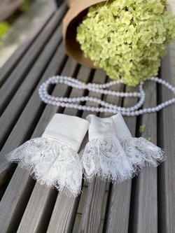 Съемные манжеты белые