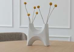 Стол обеденный Type D 90 см основание D 39 см (натуральный дуб)