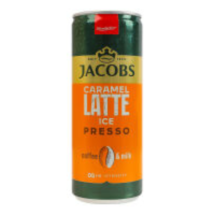 Напиток кофейный Jacobs Caramel Ice Presso Latte 250 мл
