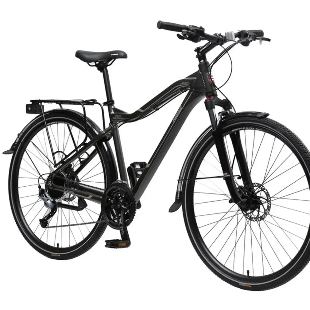Велосипед MTB Stroller-X(Al6061,колесо700с,пер/зад покр40C, 27скоростейShimano Acera, вилкаRST Neon,тормозаTektro, седлоVelo,рост до175см,серо-корич.) Forsage-вело FB28003(483)