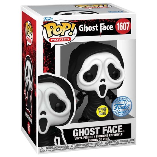 Фигурка Funko POP! Movies Ghost Face Ghost Face (GW) (Exc) (1607) 81684 / Фигурка Фанко ПОП! по мотивам франшизы "Крик", Призрачное лицо