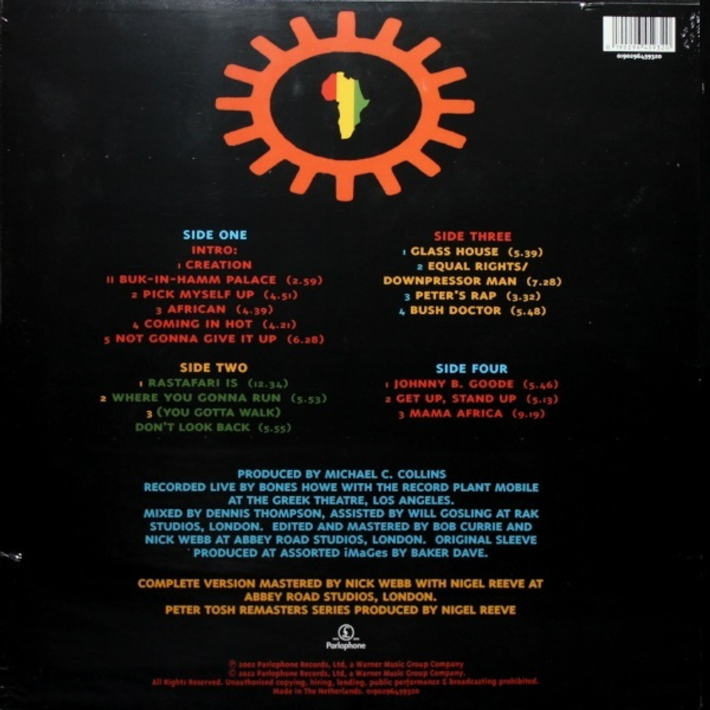 Peter Tosh / Complete Captured Live (Limited Edition)(Coloured Vinyl)(2LP)