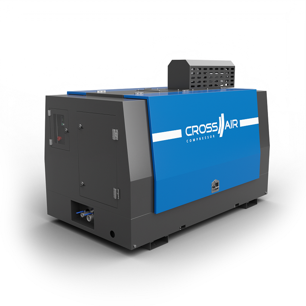 Дизельный стационарный компрессор Borey102-7B