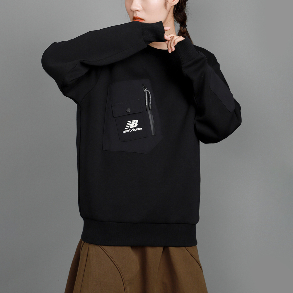 Толстовка New Balance, AMT13378-BK