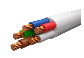 Провод ПВС 5х1,5 ГОСТ (100м), белый TDM SQ0118-0141