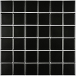 Мозаика из керамогранита Manila Black/Манила черный (48х48) 306х306х6 мм