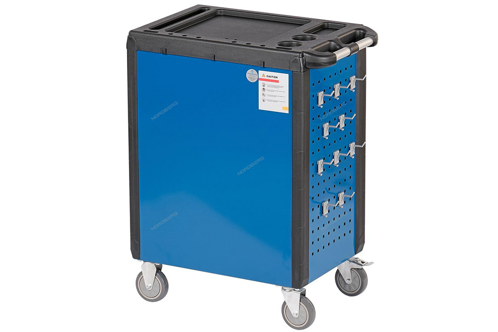 NORDBERG (T5N(B)) Тележка инструментальная 5 полок, синяя