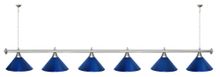 Лампа STARTBILLIARDS 6 пл. (плафоны антик медь,штанга золотая,фурнитура золото)