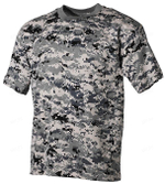 Футболка MFH US T-Shirt, 170g/m², камуфляж - Digital Urban