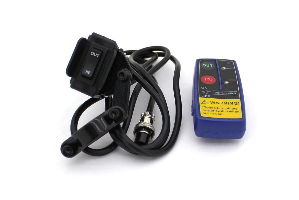 Лебедка для квадроцикла 12В 3500 lbs (1587 кг) планетарный редуктор 166:1 TROPHY (трос синтетика)