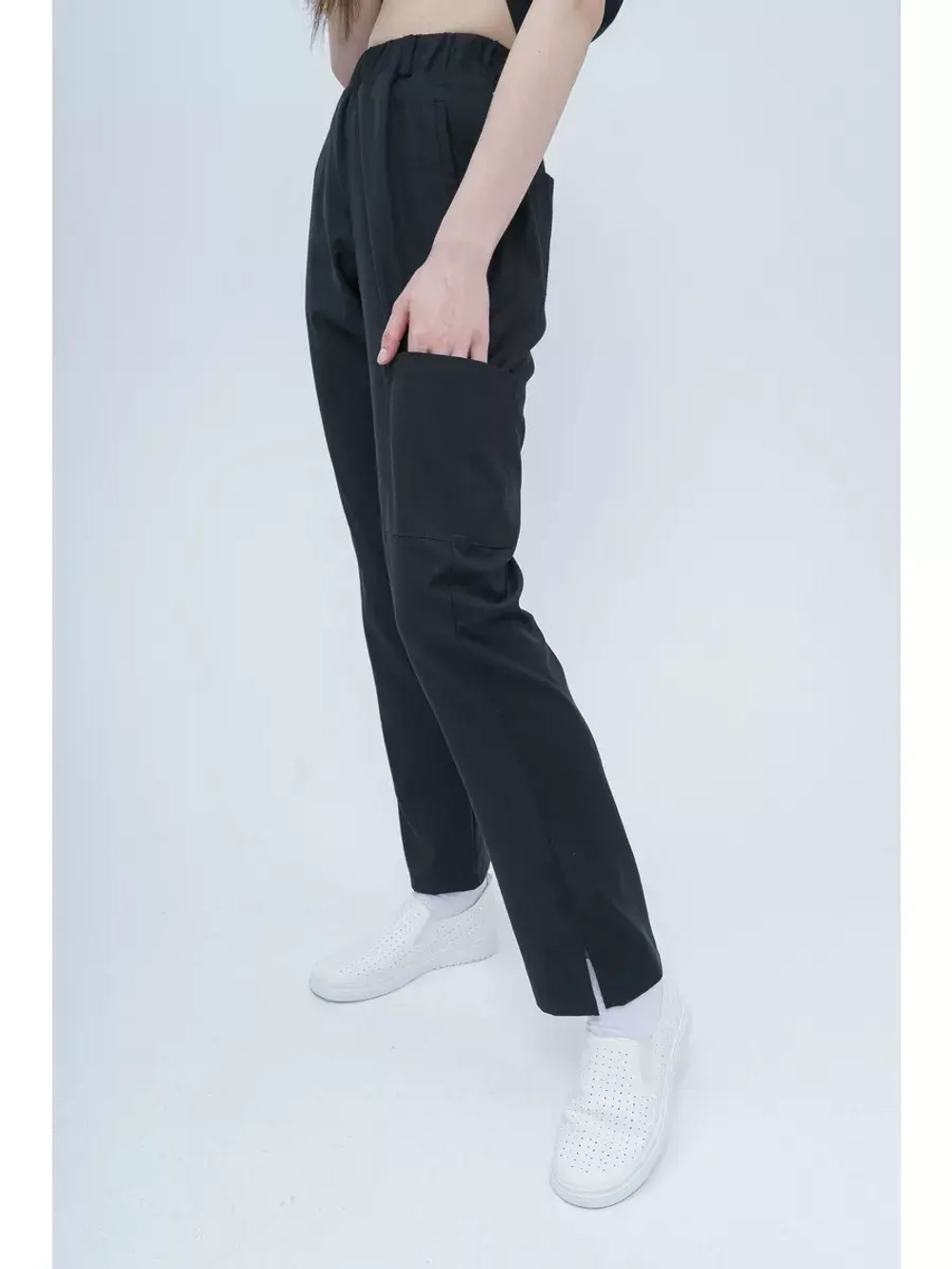 Брюки медицинские женские спецодежда TZ310-BLK