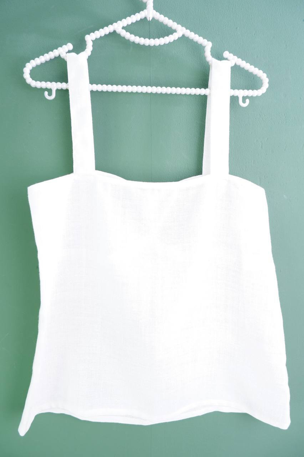 Топ льняной, визуально 44/46 размер