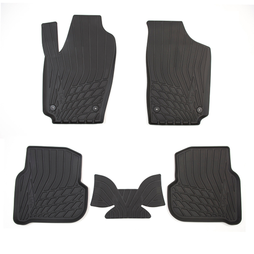 Ковры в салон Norplast/Unidec для Volkswagen Polo в кузове SD (2010-), Черный, арт.NP11-LdC-95-421