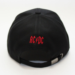 Бейсболка AC/DC колокол красная надпись