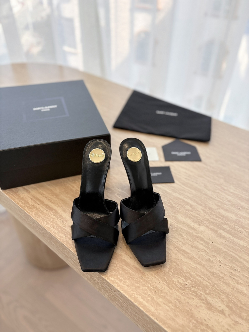 Saint Laurent Mules
