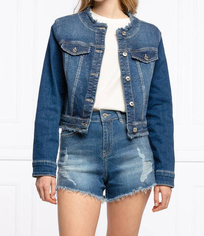 джинсовая куртка Twinset Actitude - голубой(211MT2560)