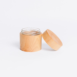 Герметичный контейнер (баночка) с крышкой из сибирского кедра. K57