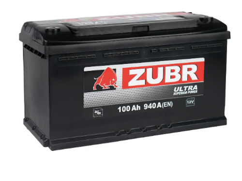 Аккумулятор 6СТ-100 А.ч., о.п., R+, ZUBR ULTRA