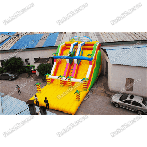 Коммерческий надувной батут "Отважный динозавр"