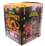 Батарея салютов 'Золотой Дракон' (СБ-02503-30) от Белый тигр, 25 выстрелов калибра 30 мм