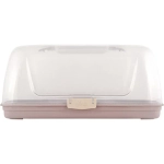 Хлебница Sugar&Spice Barberry с защелками и ручкой 35x20x16см латте