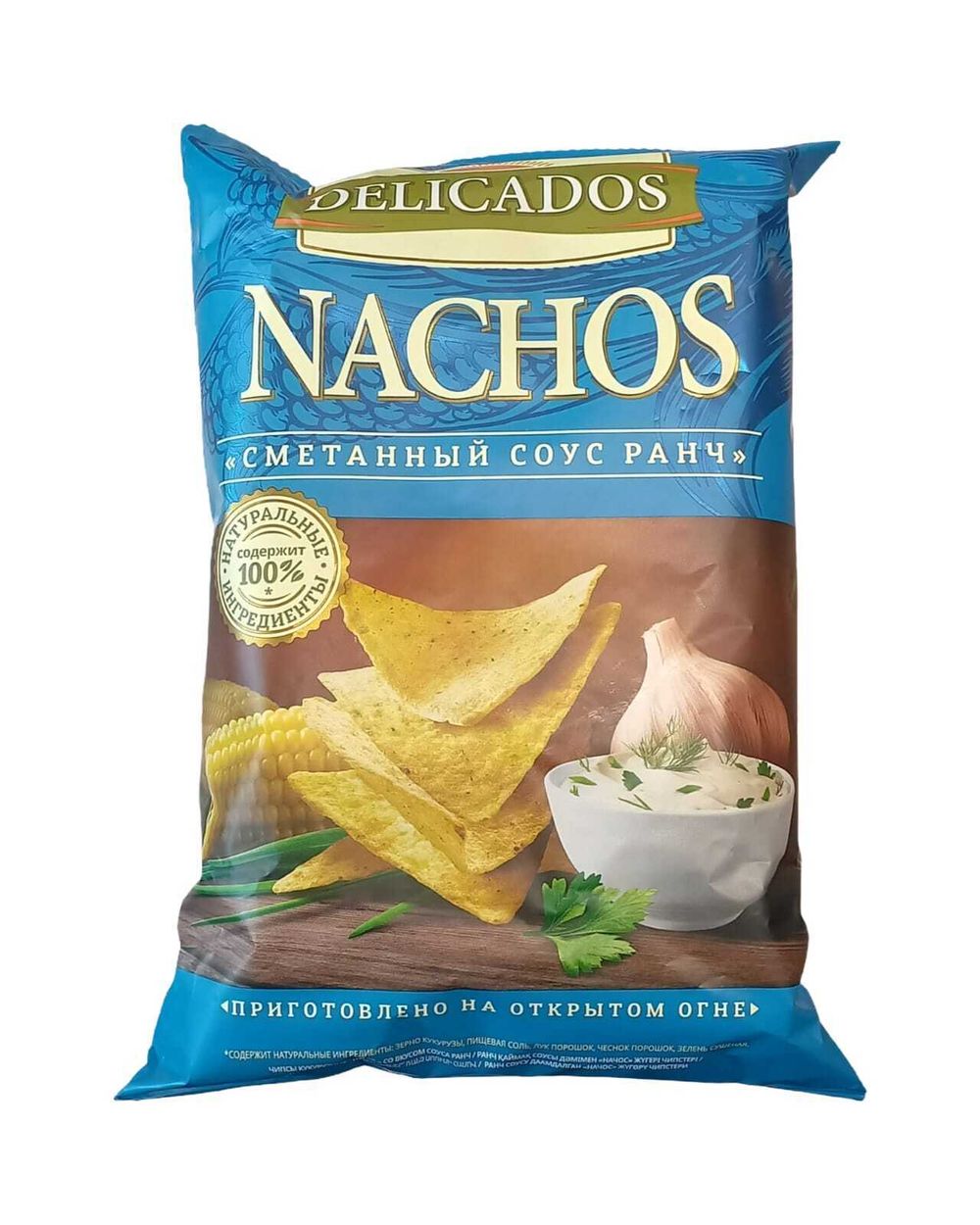 Чипсы Начос Сметанный соус ранч (Деликадос) 150 гр