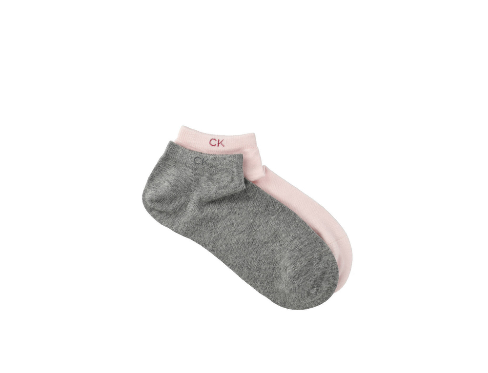 носки 2 пары Calvin Klein - серый(701218772)