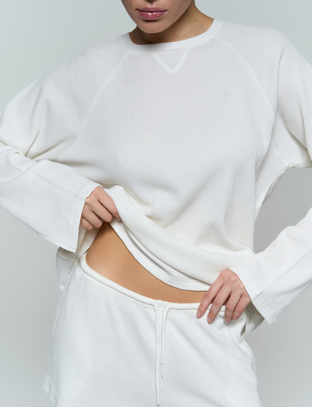 Лонгслив waffle suite