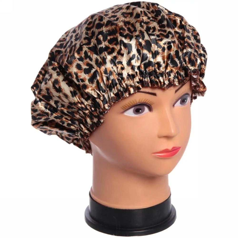 Шапочка для душа «Ultramarine - Сафари», d-26см (двухслойная, с мягкой резинкой)