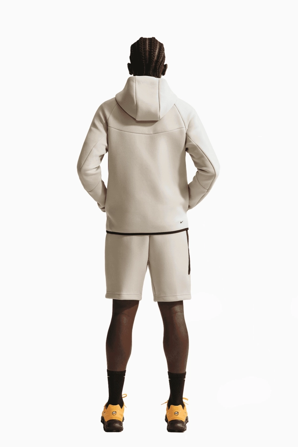 Кофта Nike Sportswear Tech Fleece Windrunner - бежевый