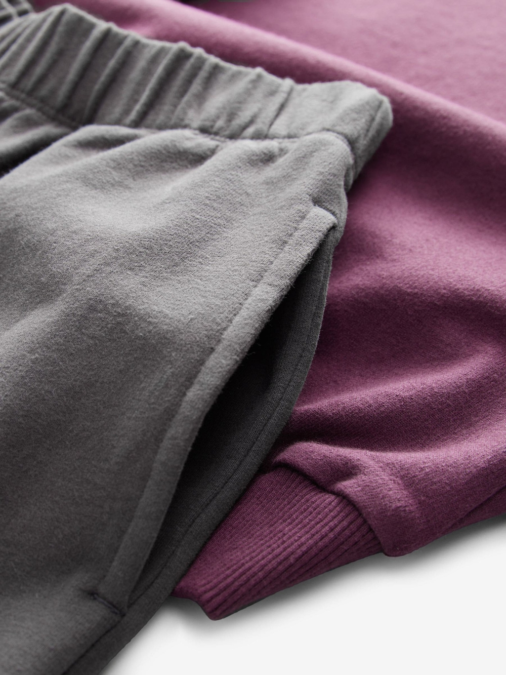 Толстовка и джоггеры в комплекте для девочки Next N94-708, Бордовый, Серый