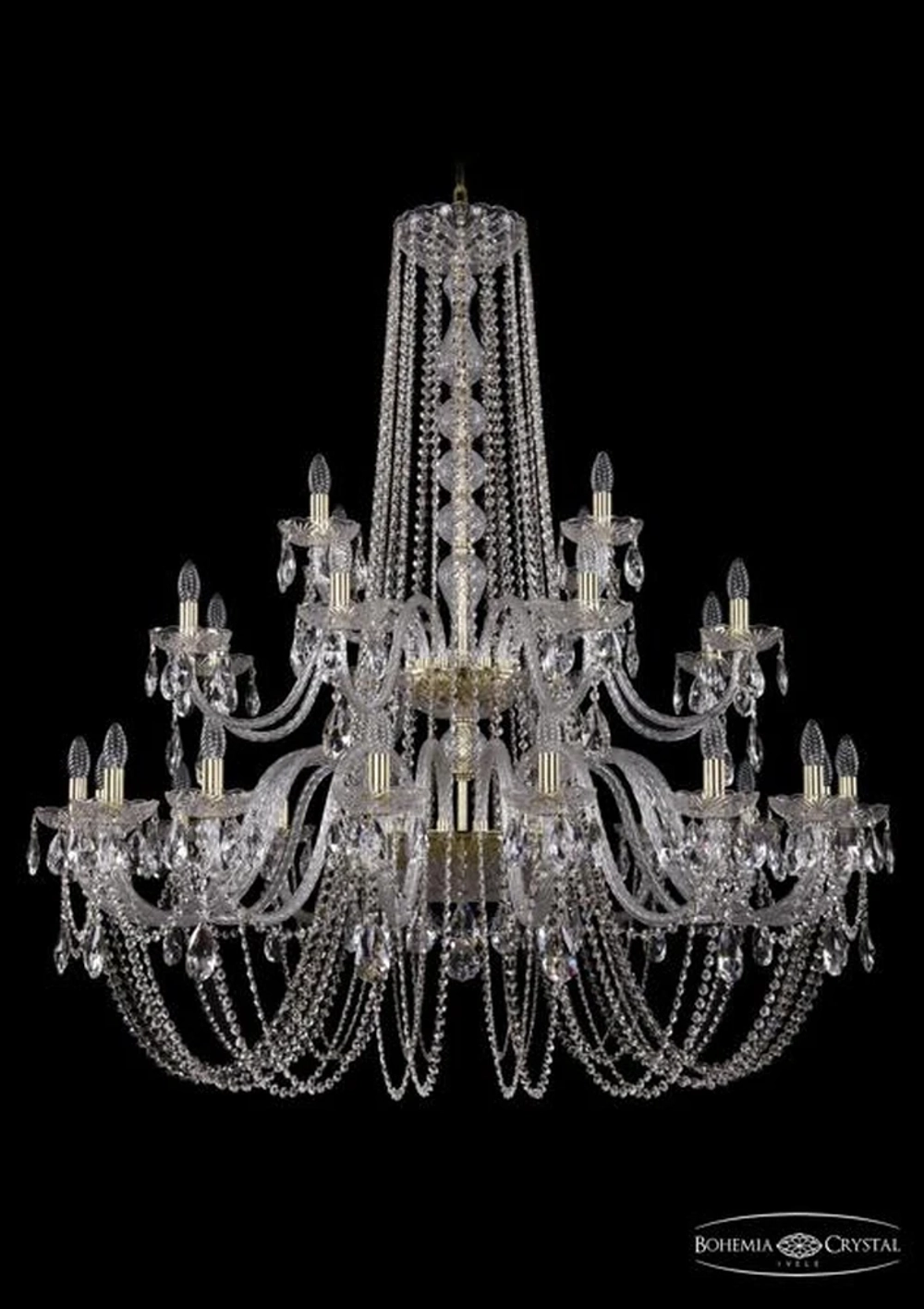 Подвесная люстра Bohemia Ivele 1402/16+8+4/460/2d/G