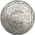 France 10 Euro 2011 – Mayotte. Silver Coin from the "Regions of France" Series