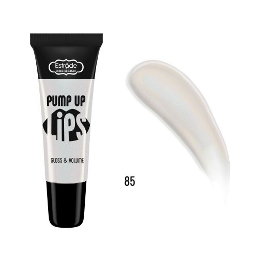 Estrade Блеск для губ Pump Up Lips, с плампинг-эффектом, тон №85, 12 мл