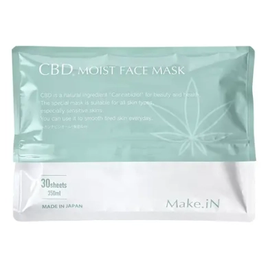 Make.iN Увлажняющая маска на основе конопли- CBD MOIST FACE MASK, 30 шт. 350 мл