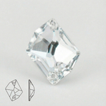 Стразы пришивные из стекла, цвет Crystal, форма Cosmic