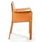 Стул с подлокотниками Barrie оранжевая кожа