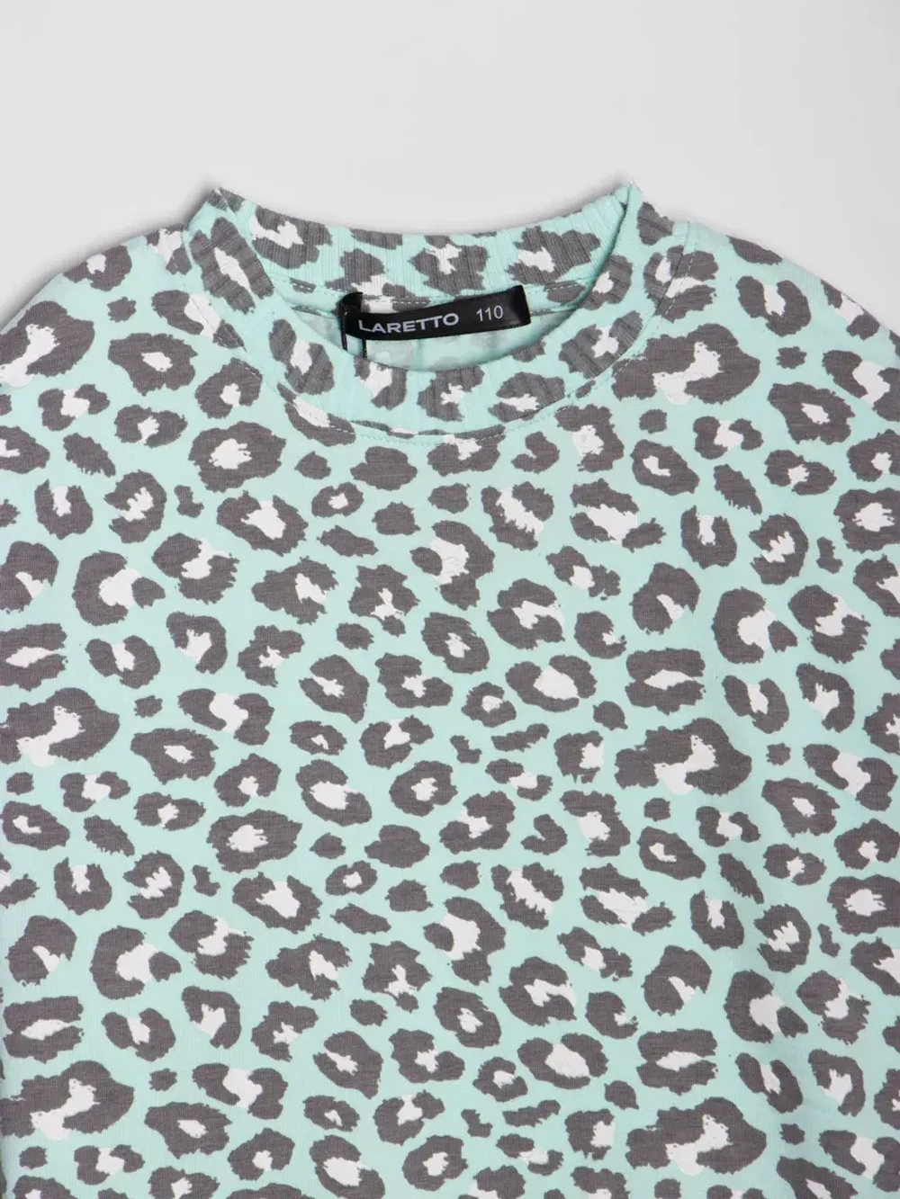 Футболка для девочки леопард