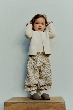 ZARA ОДНОТОННЫЙ КАРДИГАН, ЭКРЮ