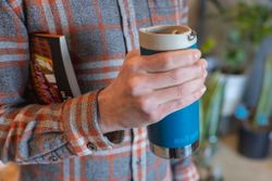 Термокружка Klean Kanteen TKWide Cafe Cap 12oz (355 мл) Corsair