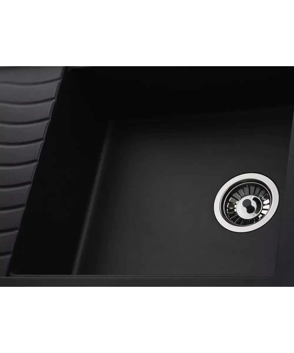Кухонная мойка Kuppersberg MILA 1B1D BLACK фото 3