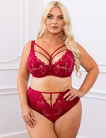 Трусы Kris Line Cherry слипы High Waist (вишневый)