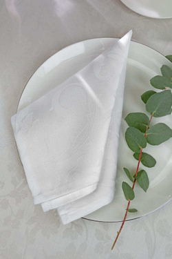 Скатерть 150x180 и 6 салфеток EmilioGatti Florida светло-бежевые